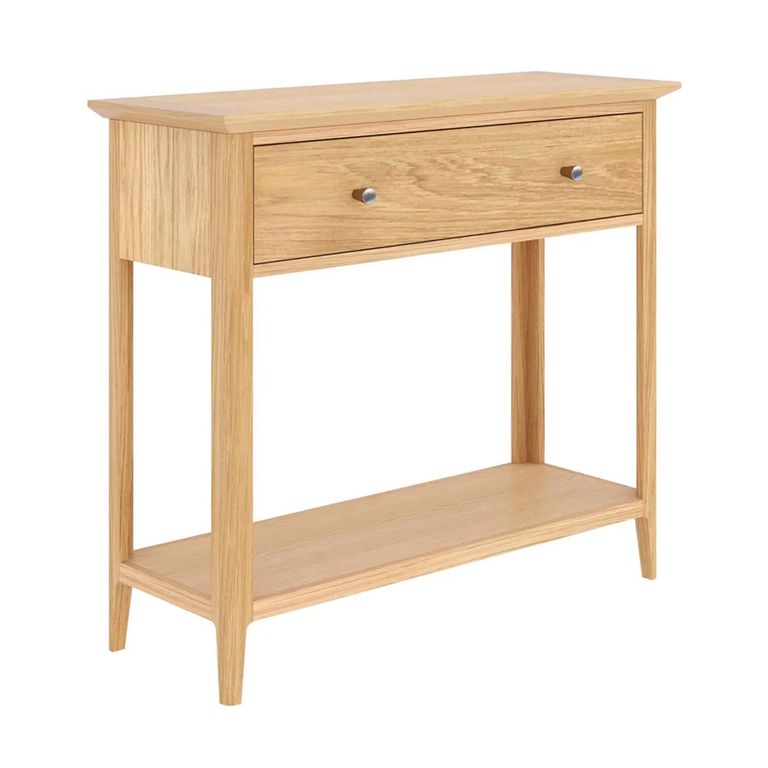Selene Oak 1 Drawer Console Table