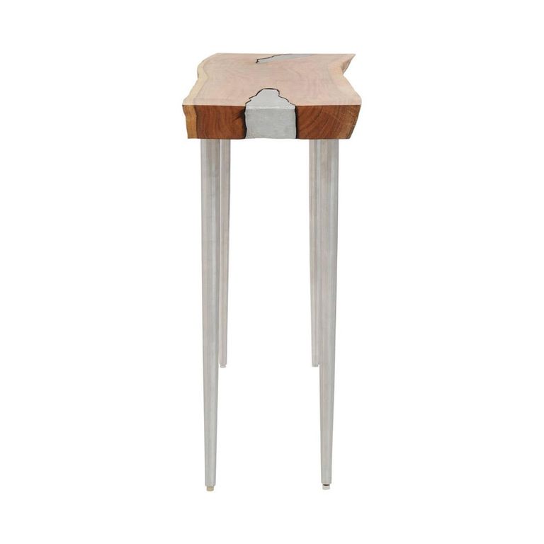 Almora Console Table - Acacia Wood and Metal