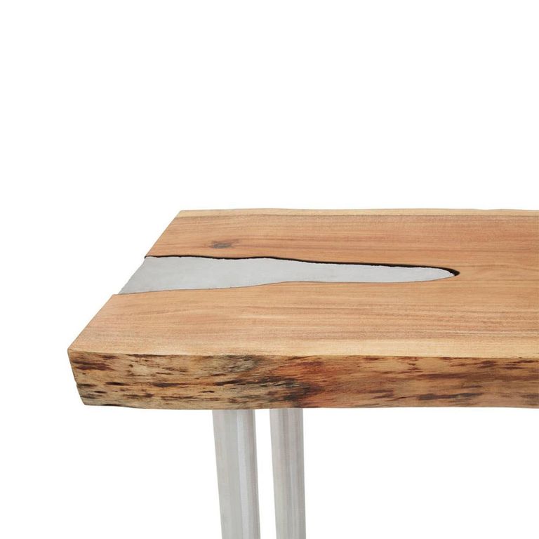 Almora Console Table - Acacia Wood and Metal