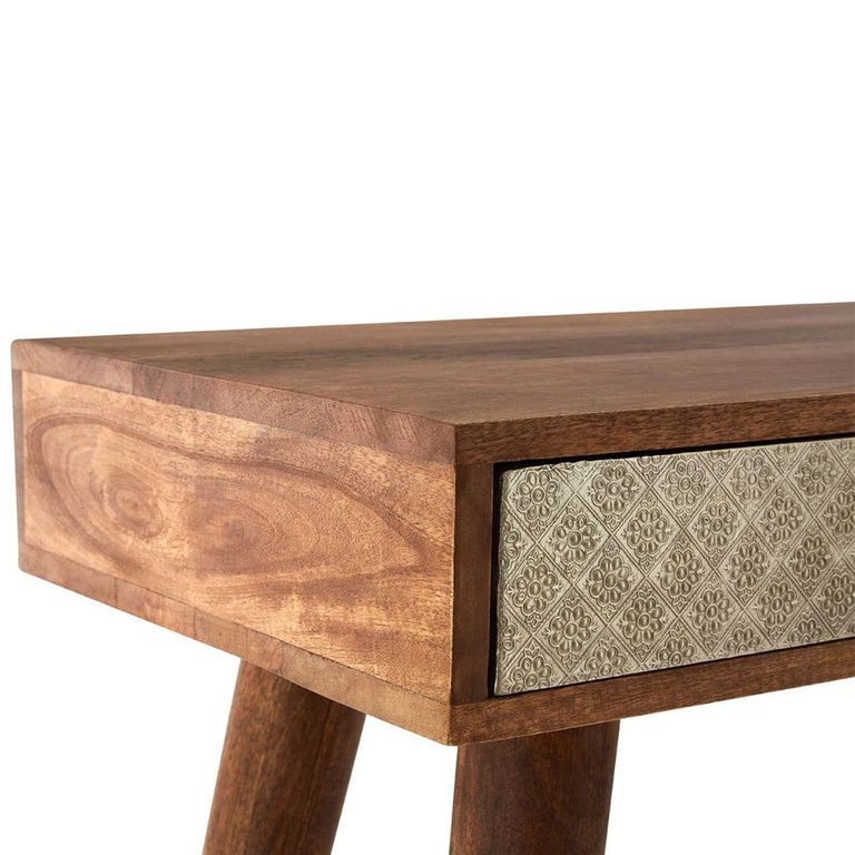Boho Console Table - 2 Drawer - Mango Wood