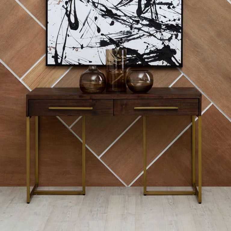 Brando Console Table - 2 Drawer - Acacia Wood
