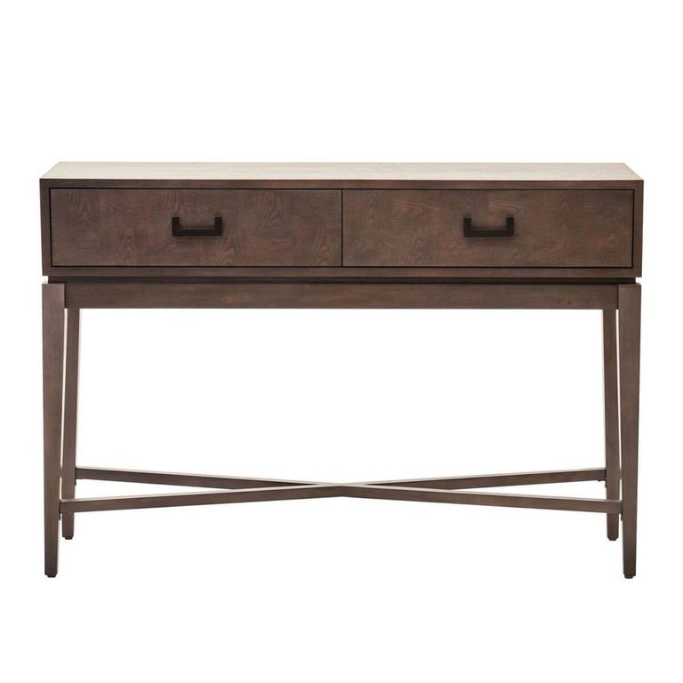 Dimaro Console Table - 2 Drawer - Elm Wood