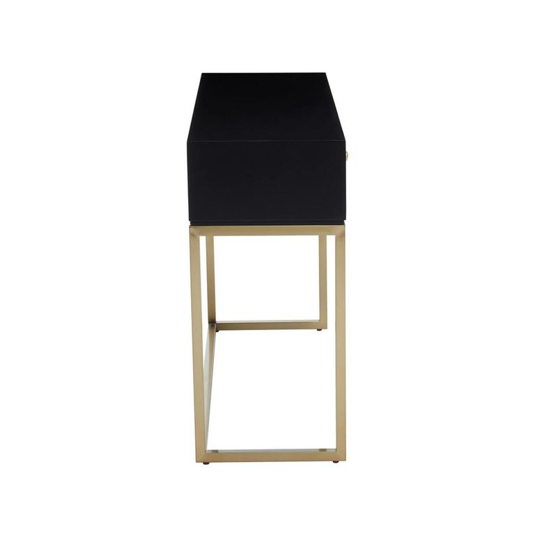 Dumas Console Table - 2 Drawer - Black and White