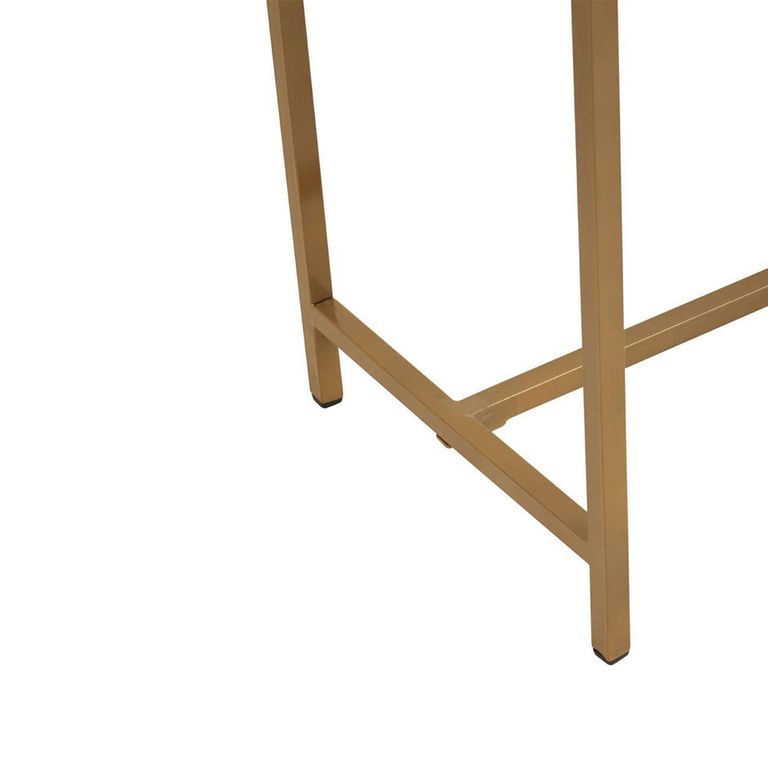 Fusion Console Table - 2 Drawer - Black Bone Inlay