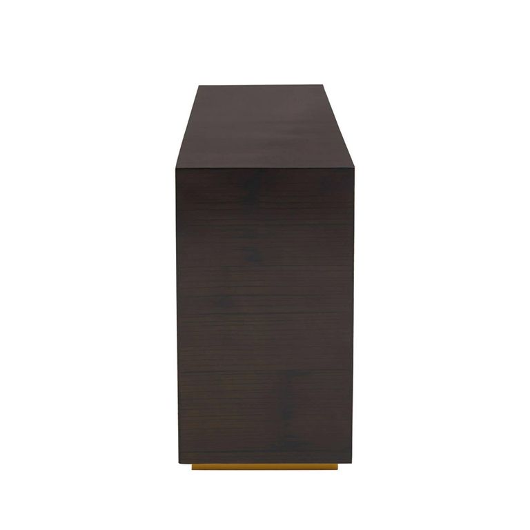 Gabelle Console Table - Dark Bamboo Wood - Sunburst