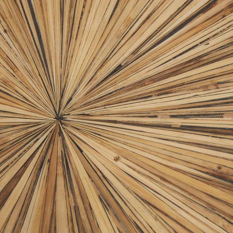 Gabelle Console Table - Dark Bamboo Wood - Sunburst