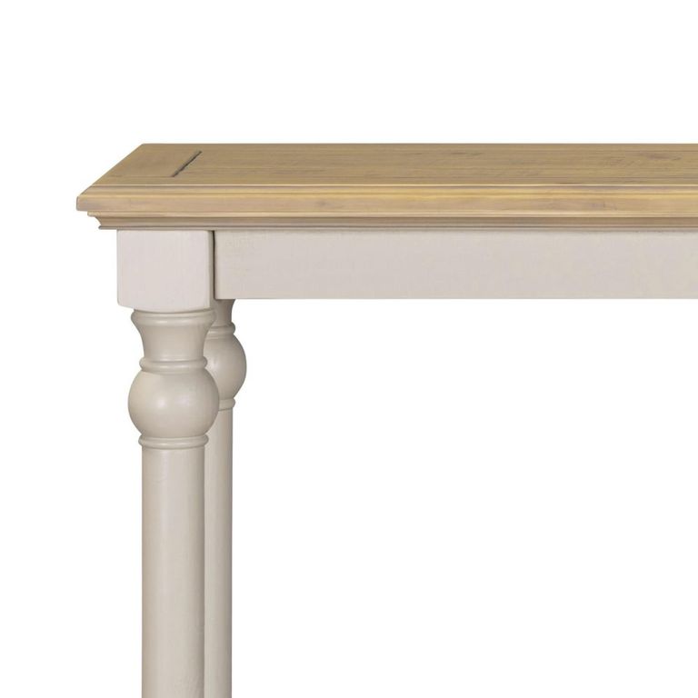 Chateau Console Table - 160cm - Grey Painted - Pine