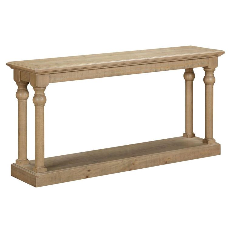 Chateau Console Table - 160cm - Natural - Rustic Pine