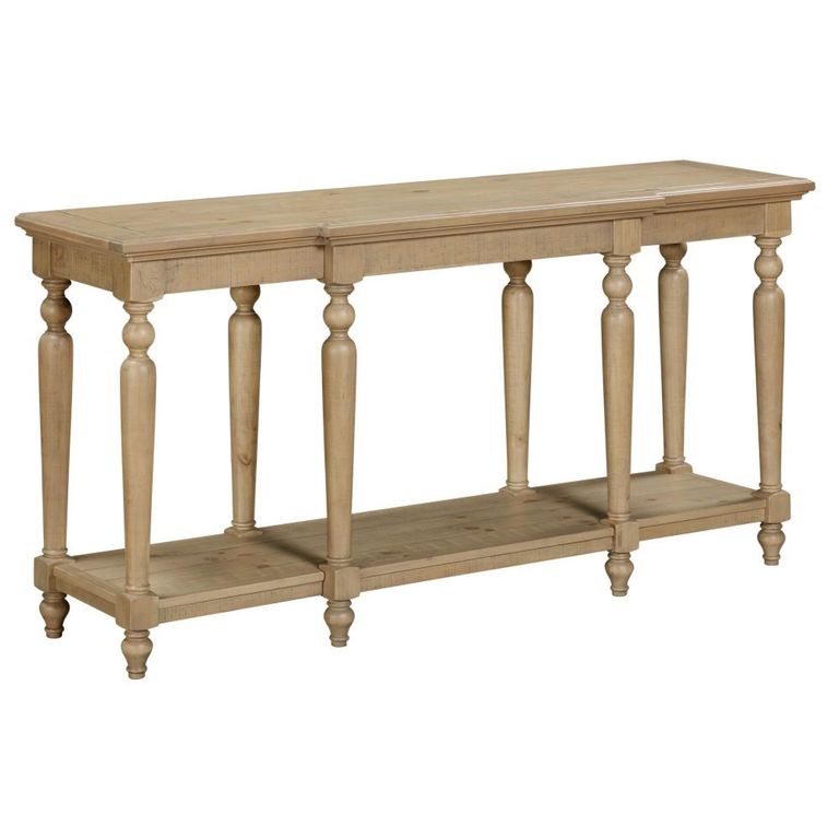 Chateau Console Table - 165cm - Natural - Rustic Pine