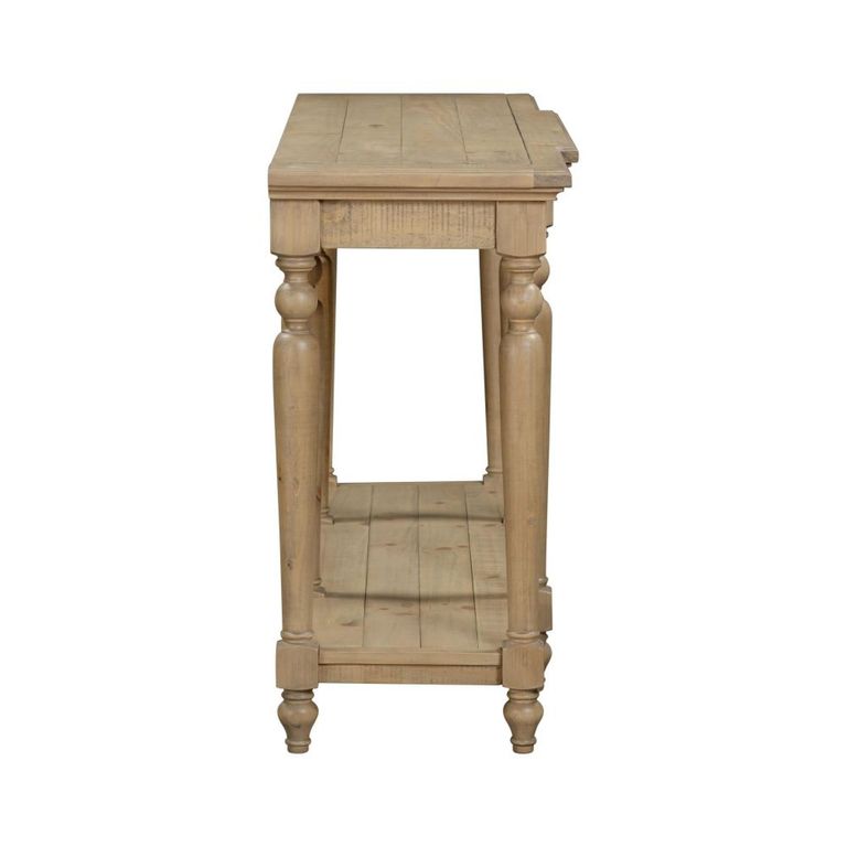 Chateau Console Table - 165cm - Natural - Rustic Pine