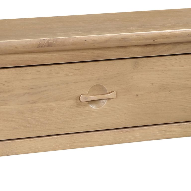Cotswold Oak Console Table - 2 Drawer - Natural