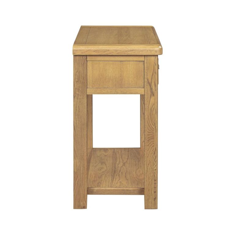 Dorchester Console Table - 2 Drawer - Rustic Oak