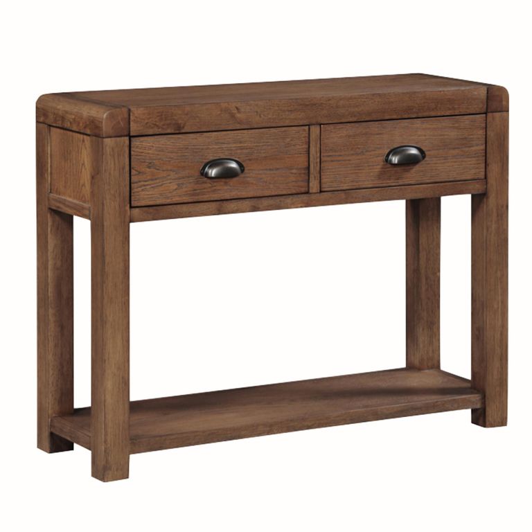 Oakridge Console Table - 2 Drawer - Dark Oak