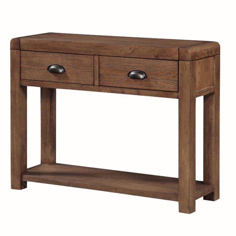 Oakridge Console Table - 2 Drawer - Dark Oak