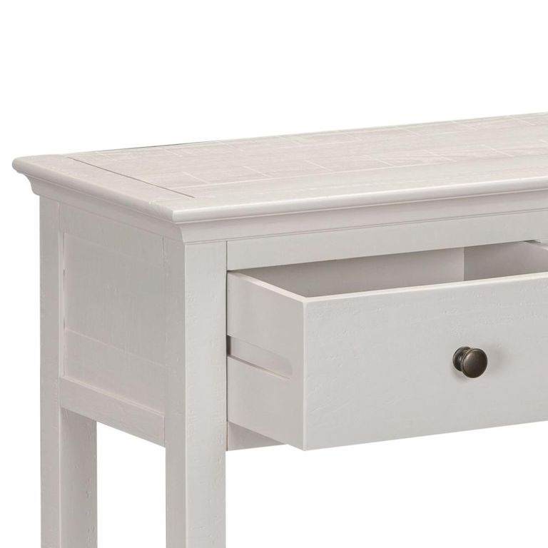 Provence Painted Console Table - 2 Drawer - Truffle