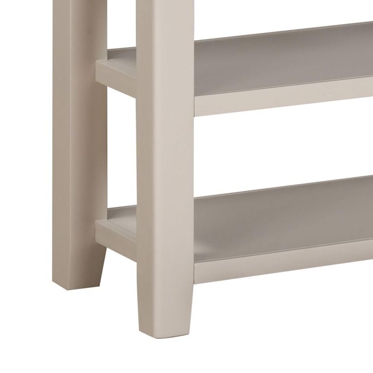 Windermere Painted Console Table - 2 Drawer - Oyster Grey