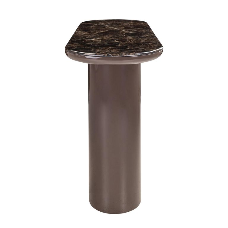 Almundi Console Table - Chocolate Brown - Ceramic