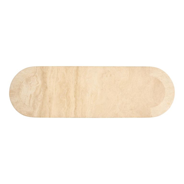 Biltmore Console Table - Beige - Travertine