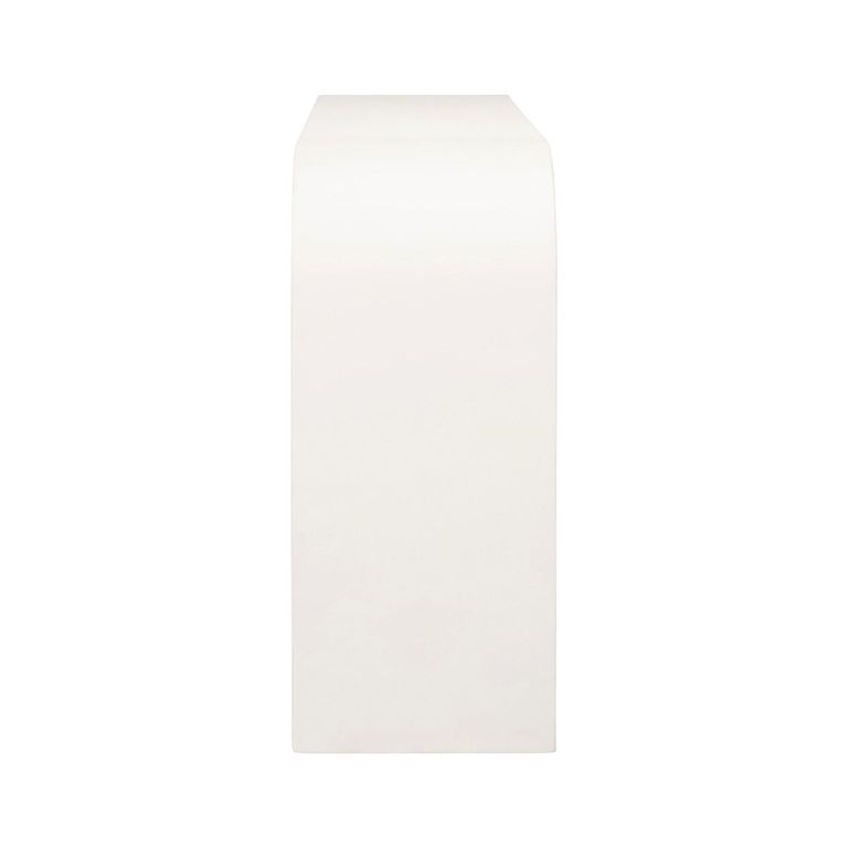 Bloomstone White Lime Plaster Large Console Table