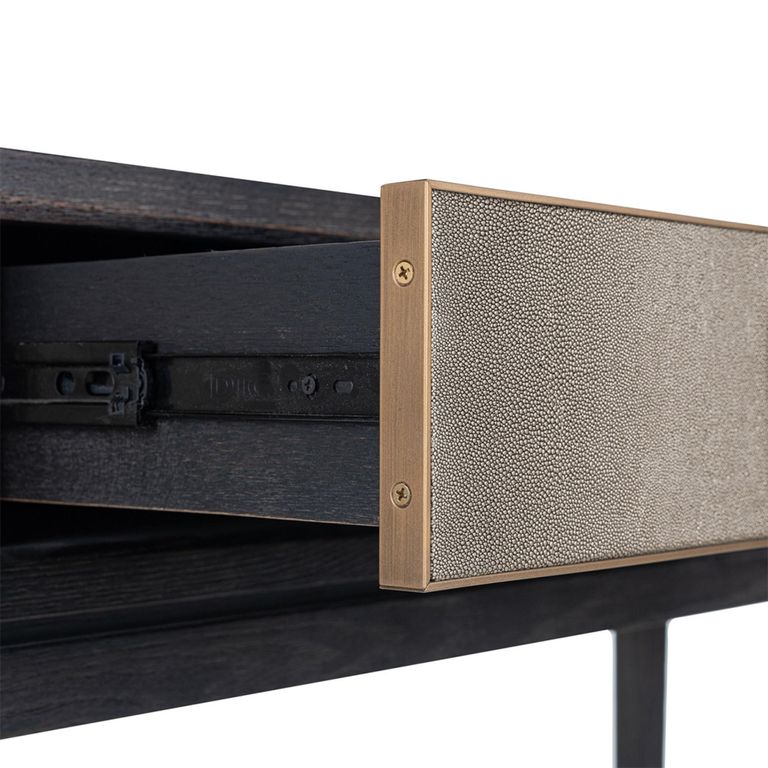 Bloomville Shagreen 3 Drawer Console Table