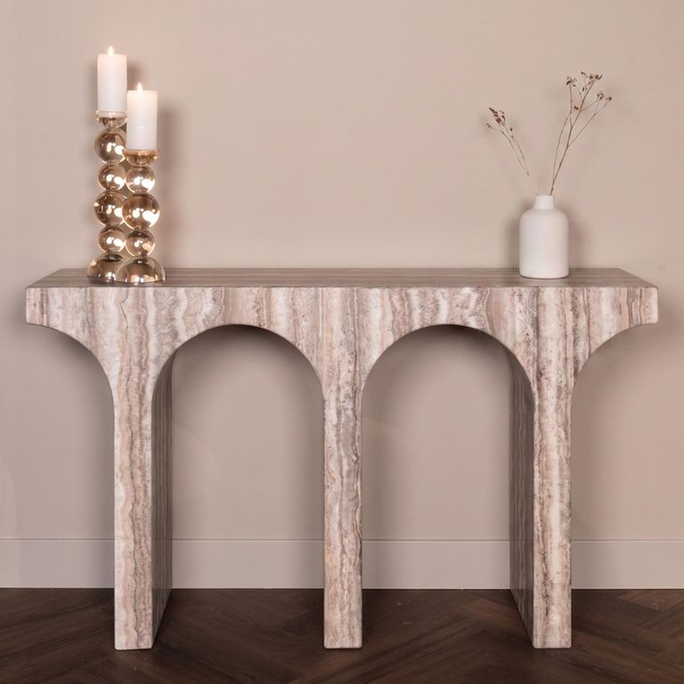 Dulce Console Table - Grey - Marble