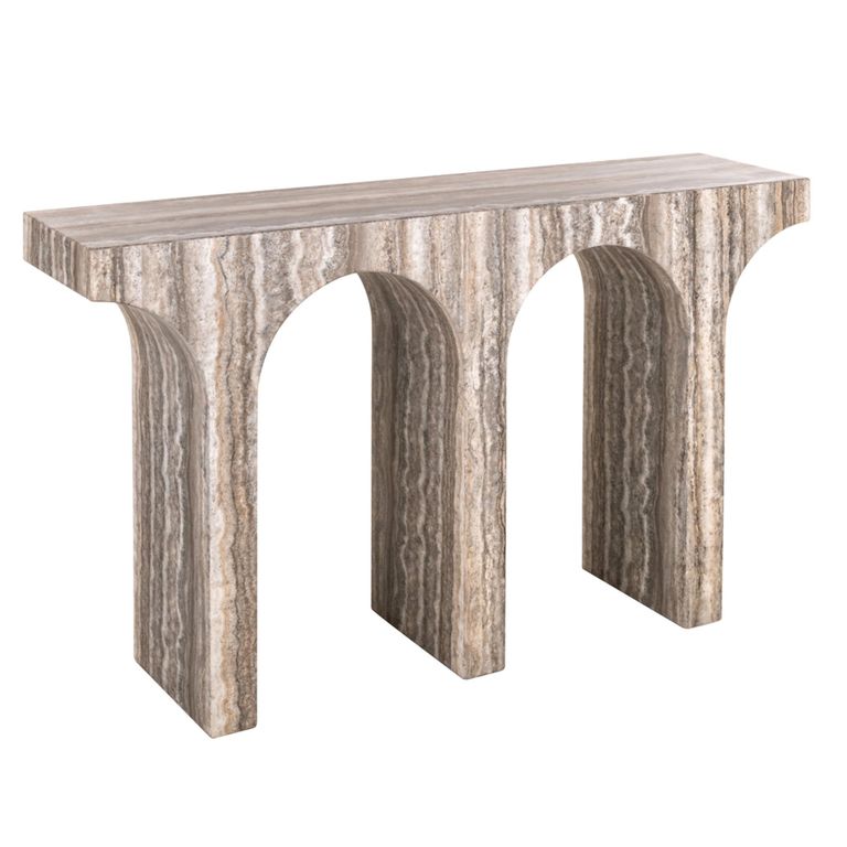 Dulce Console Table - Grey - Marble