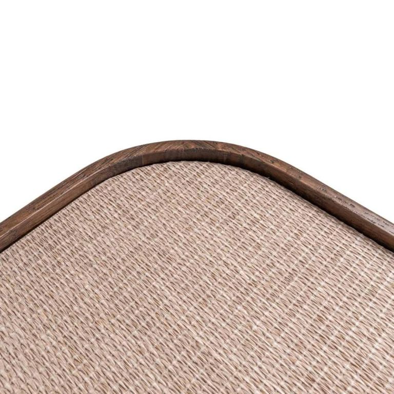 Willox Curved Console Table - Beige and Brown - Oak