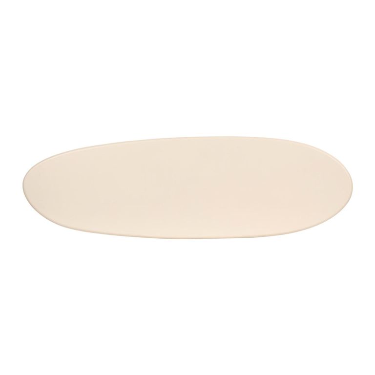 Clayton Lime Plaster Curved Console Table