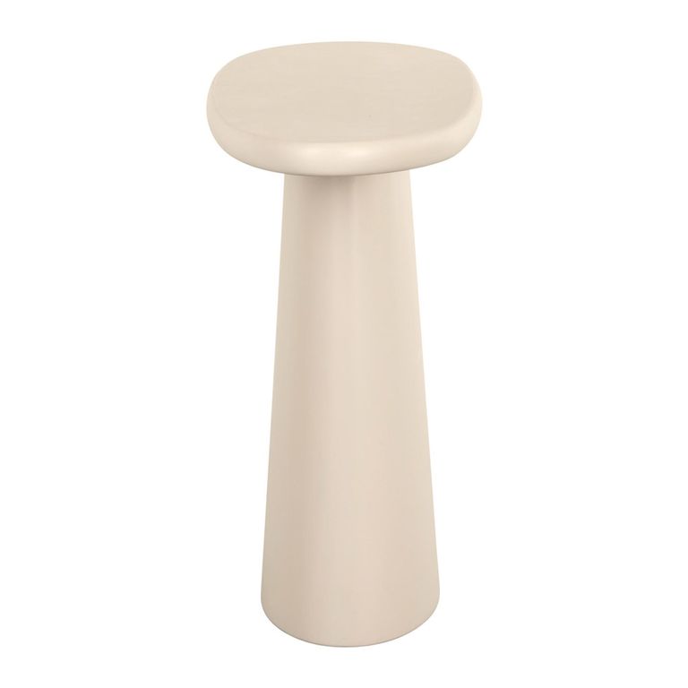 Clayton Lime Plaster Curved Console Table