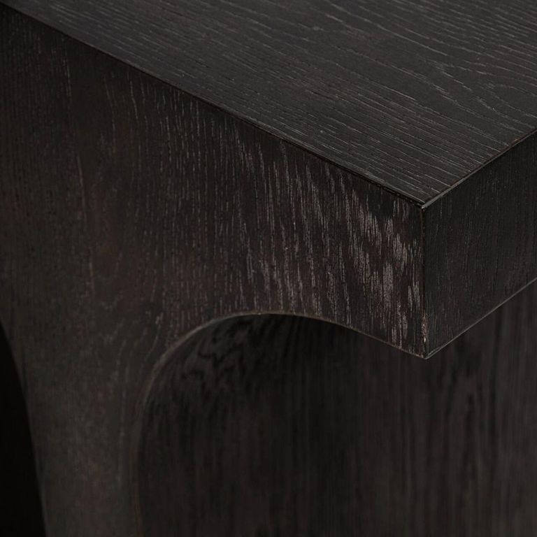 Ashford Console Table - Dark Brown - Oak