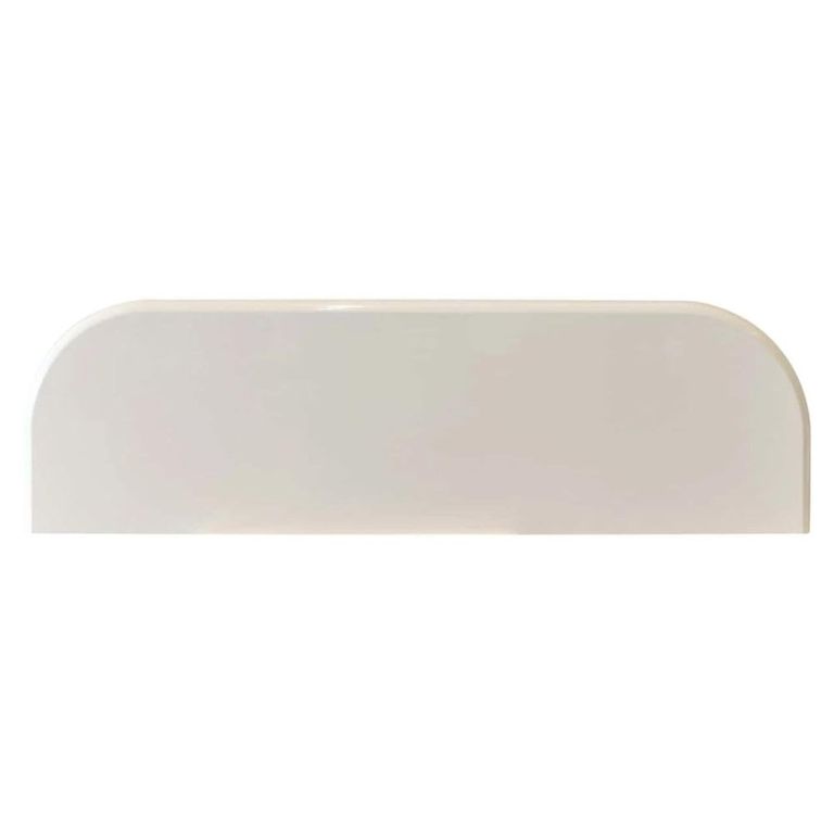 Blake Curved Console Table - Half Moon - Coconut Milk