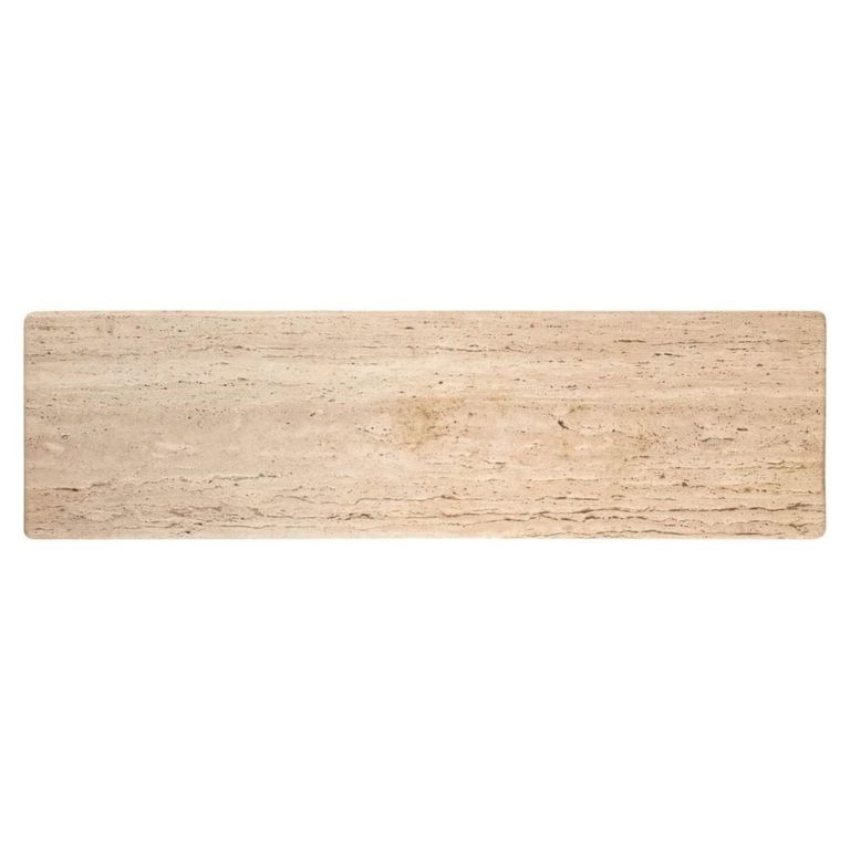 Hampton Console Table - Sand - Travertine