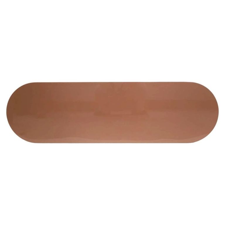 Kourtney Console Table - Oval - Mocha Mousse
