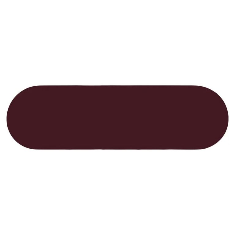 Sunny Console Table - Oval - Burgundy - Fiberglass