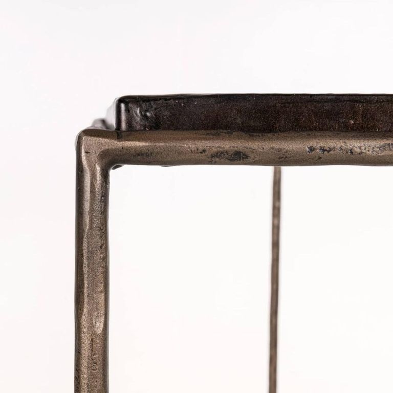 Villano Console Table - Bronze - Glass and Metal