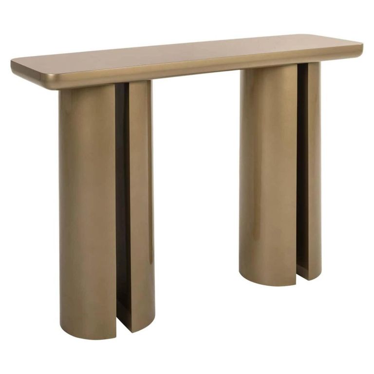 Whisker Curved Console Table - Gold