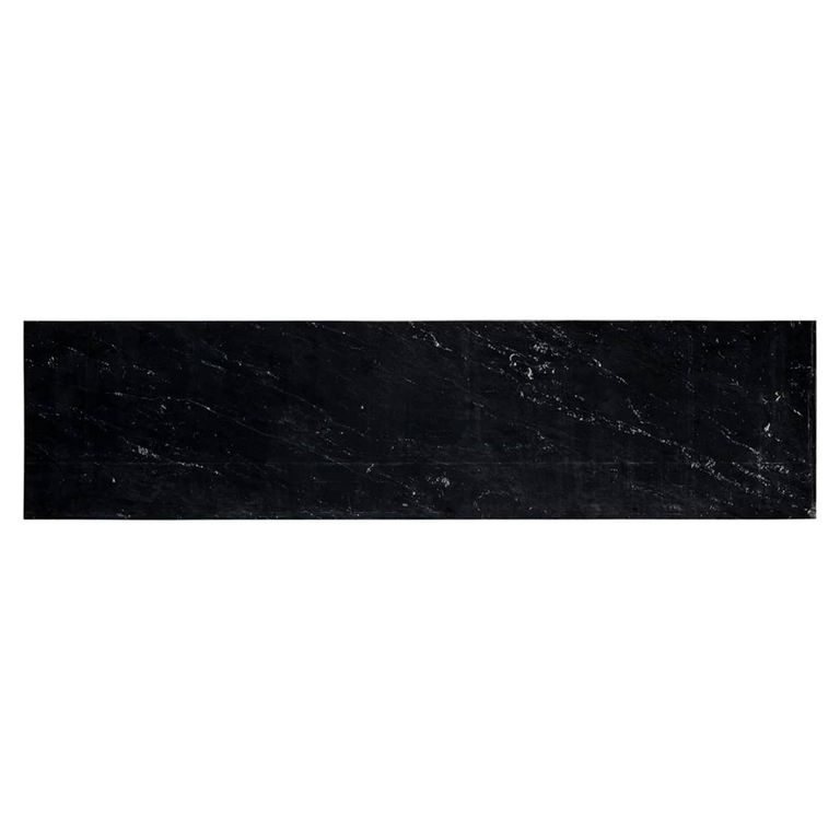 Luna Black Marble Top Console Table