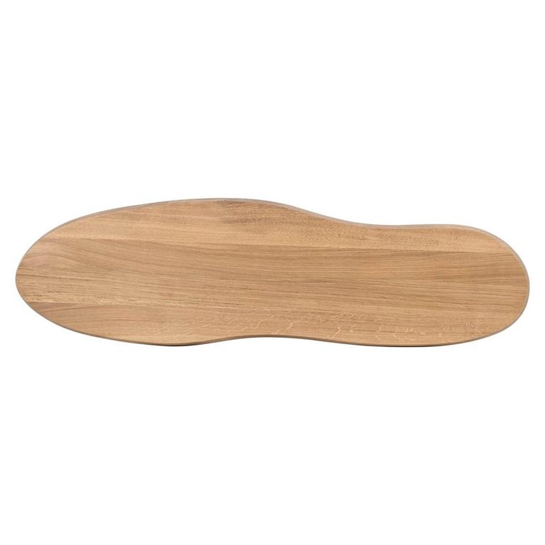 Riva Oak Abstaract Console Table