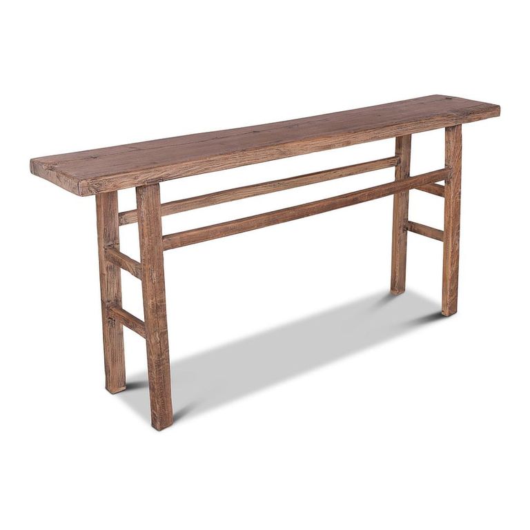 Console Table - Narrow - Rustic Natural - Pine Wood