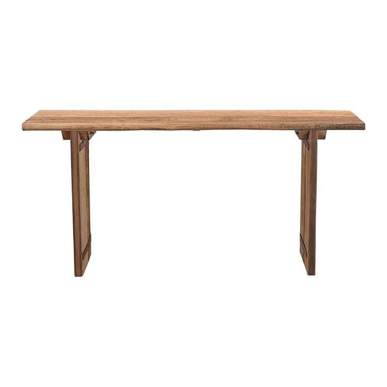 Console Table - Rustic Live Edge - Natural - Wood
