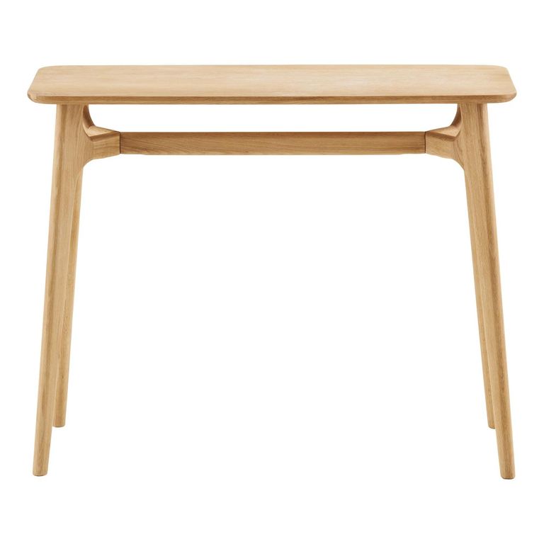 Rennes Oak Console Table - Tapered Legs - Natural