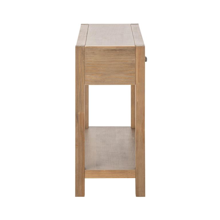 Blois Console Table - 2 Drawer - Natural - Pinewood