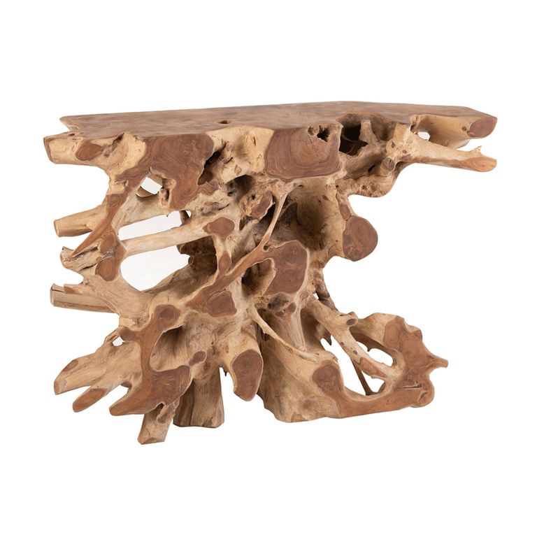 Raoul Console Table - Natural - Teak Wood