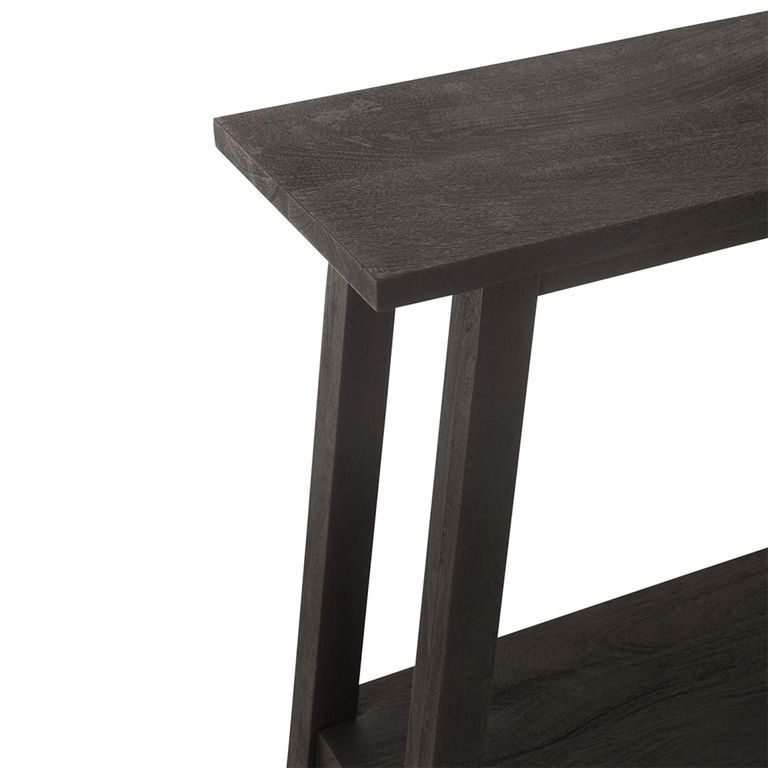 Console Table - Black - Mango Wood
