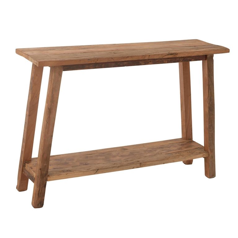Distressed Console Table - Natural - Recycled Wood