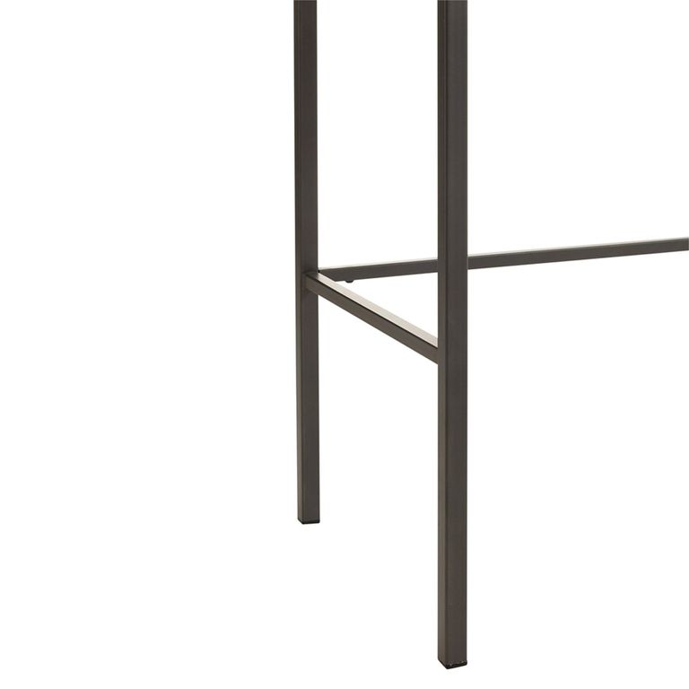Console Table - 3 Drawer - Natural and Black - Wood and Metal