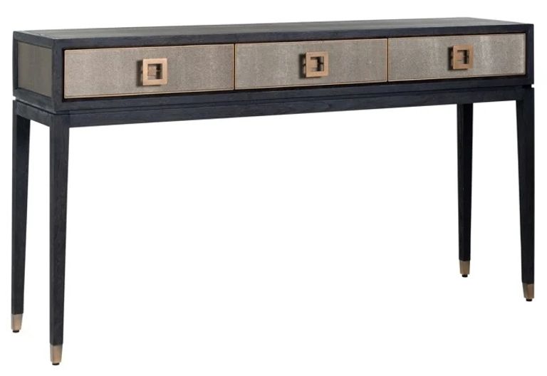 Bloomingville Shagreen 3 Drawer Console Table