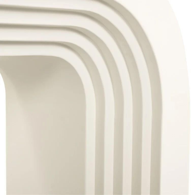 Bloomstone White Lime Plaster Console Table
