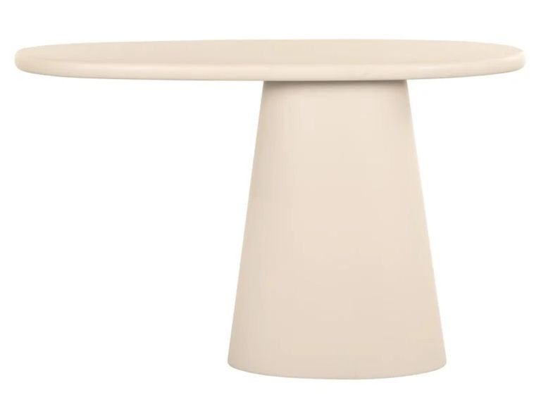 Clayton Lime Plaster Curved Console Table