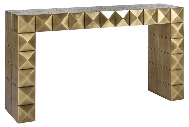 Collada Brass Cladded Console Table